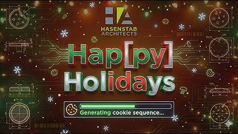 Generating Cookie Sequence - Happy Holidays from Hasenstab Architects!