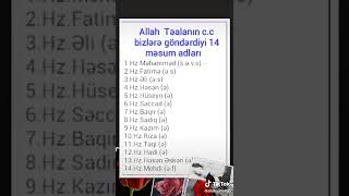 14 Məsum Dini Status