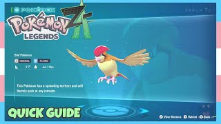 Where To Catch Pidgeotto In Pokemon Legends Za Location Quick Guide