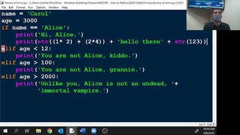 2nd Hour Common Errors
