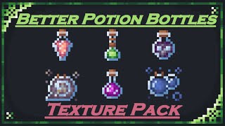 Improved Potion Bottles Minecraft Texture Pack Showcase   Download