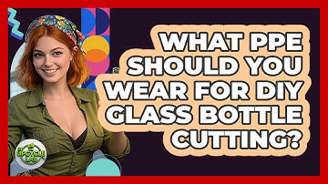 What PPE Should You Wear For DIY Glass Bottle Cutting? - The Upcycle Lab