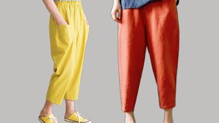 입기편한 배기핏 바지 패턴 만들기/Create a comfortable baggy fit pants pattern