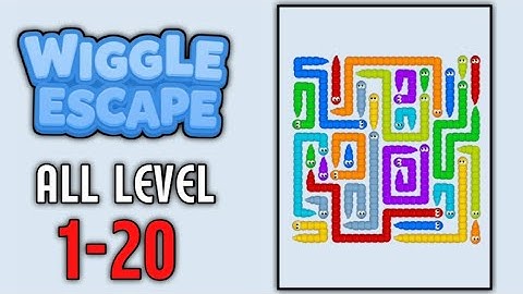 Wiggle Escape All Levels 1-20 Gameplay Walkthrough (Android,iOS)