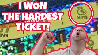 I WON on the HARDEST TICKET to win on in Texas!