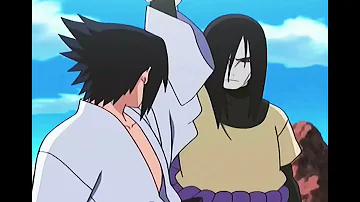 Orachimaru tells sasuke not to use kirin [ lost forever ] Naruto shippuden edit