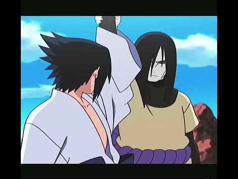 Orachimaru tells sasuke not to use kirin [ lost forever ] Naruto shippuden edit