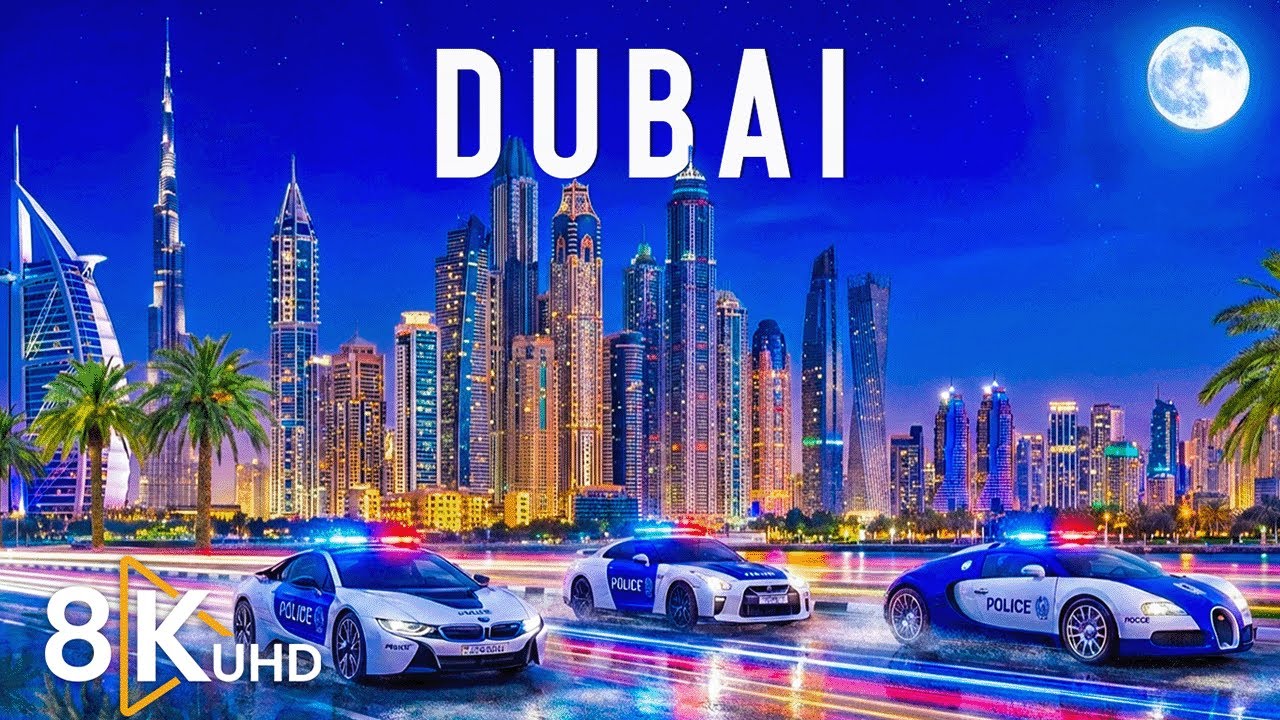 Dubai 8K HDR – Stunning Skyline, Marina Views & Golden Desert | Cinematic Aerial Journey