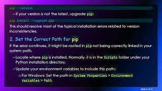 Resolving the PyGame Installation Issues: A Simple Guide to Fix Pip Errors