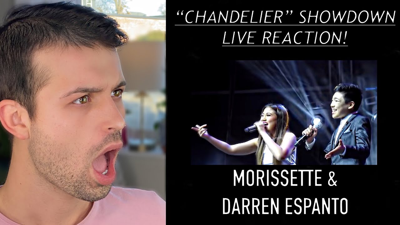 DARREN ESPANTO REACTION // “CHANDELIER” SHOWDOWN FT. MORISSETTE // BETTER THAN THE ORIGINAL