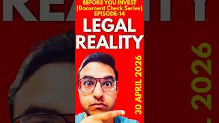 RERA Document Explained | Section 1: Project Identity & Basic Truth (Must Check Before Buying)