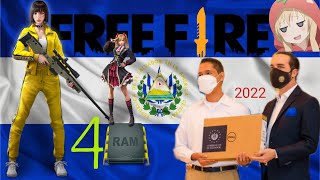 Descargando free fire en la computadora que dió NAYIB BUKELE 😱 2022 NUEVA ACTUALIZACIÓN