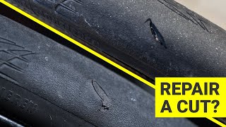 Q&A: Can we repair a DEEP CUT on a road bicycle tyre?