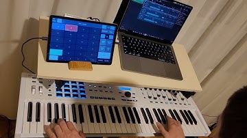 MIDI Arranger keyboard cover of Uprising, by Muse