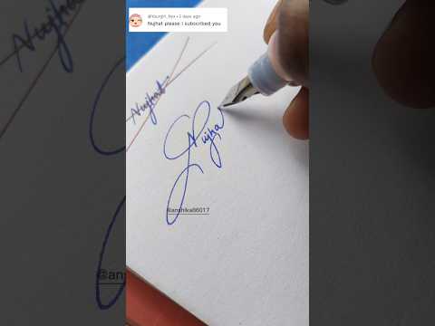 چگونه با حرف  امضا کنیم سبک امضای نژهات خوشنویسی  وایرال