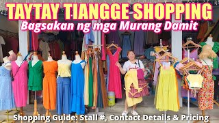 Taytay Tiangge Shopping Guide | Bagsakan Ng Murang Damit (Tour, Stall # & Contact Details) | Mommy O