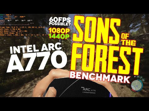 Sons of the Forest Benchmark on Intel Arc A770 | Ultra vs Low [1080p/1440p] + Optimized Settings