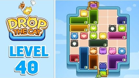 Drop The Cat Level 40 Walkthrough Solution