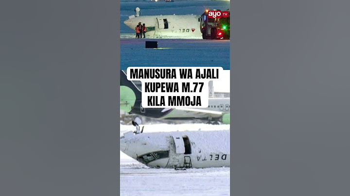 MANUSURA KUPEWA MILIONI 77 KILA MMOJA KUFUATIA AJALI YA NDEGE YA DELTA