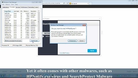 How to remove Do-search.com redirect and HPNotify.exe malware