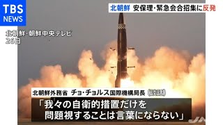 北朝鮮「我々の自衛的措置だけを」と反発～国連安保理に