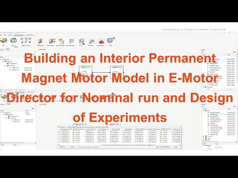 Building a Permanent Magnet Motor Model in E-Motor Director for Nominal ...