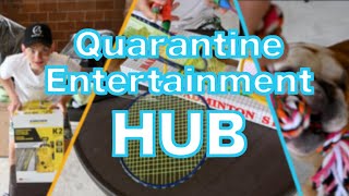 Building a QUARANTINE entertainment Hub | Pets, Lounge and Badminton Court Install