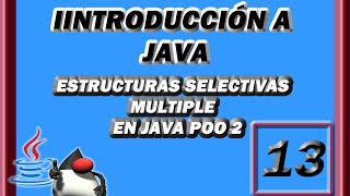 13 ESTRUCTURAS SELECTIVAS MULTIPLE  EN JAVA POO 2