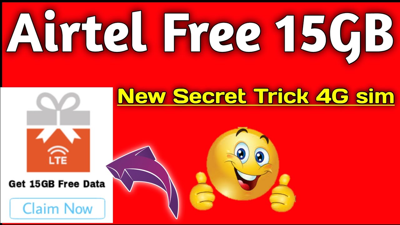 airtel free 15GB 4G data offers 2019 airtel free data