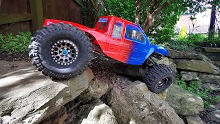 Injora trx-4 lcg budget build hobbywing fusion se carbon chassis rock cralwer cheap build overview