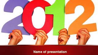 2012 PowerPoint Template by PoweredTemplate.com