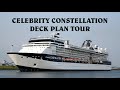 Celebrity constellation cruise ship deck plan tour