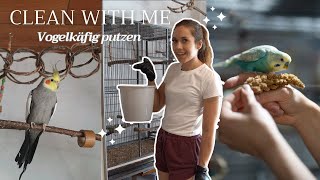 CLEAN WITH ME  | Putzroutine -Vogelkäfig Edition