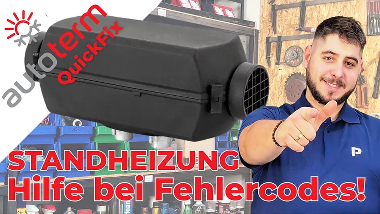AutoTerm Standheizung Fehlercodes verständlich erklärt #autoterm #quickfix #pundmann #camper #diy