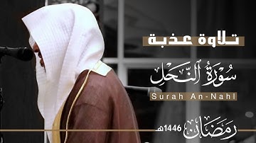 تلاوة عذبة لـ سورة النحل للقارئ عبدالله الموسى ~ من ليالي رمضان 1446هـ | Surah An-Nahl