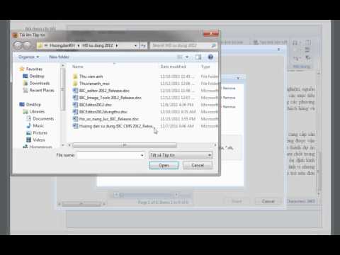 BIC CMS 2012 _ Cách chèn tài liệu download vào nội dung bài viết