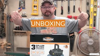 Unboxing and Testing a Harbor Freight Air Compressor! McGraw 3 Gallon!