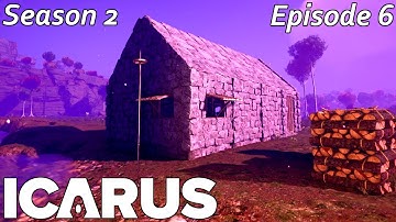 Icarus S2E6 - Trying to get a stone building done