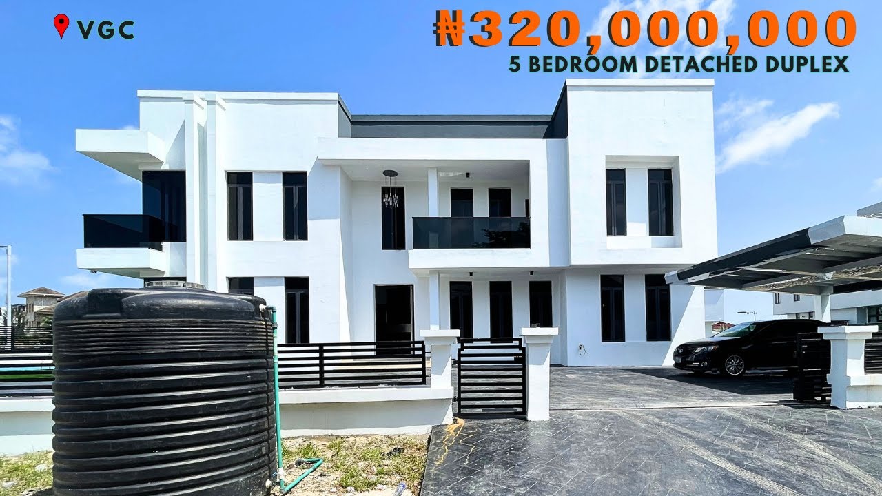 INSIDE THIS 320,000,000 MILLION NAIRA ($426,666) 4 BEDROOM DETACHED DUPLEX IN LEKKI, LAGOS NIGERIA