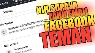 Cara Mengetahui Email FB Teman Lewat Hp (Kupas Tuntas)