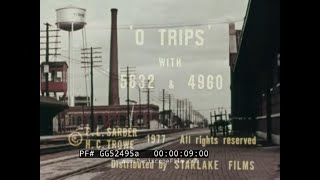 "Q TRIPS WITH 5632 & 4960" 1960s STEAM LOCOMOTIVE FAN EXCURSION TRIPS ON CB&Q RAILROAD GG52495a