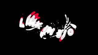 Ink Brush Subscribe Button Animation Overlay Green Screen FX