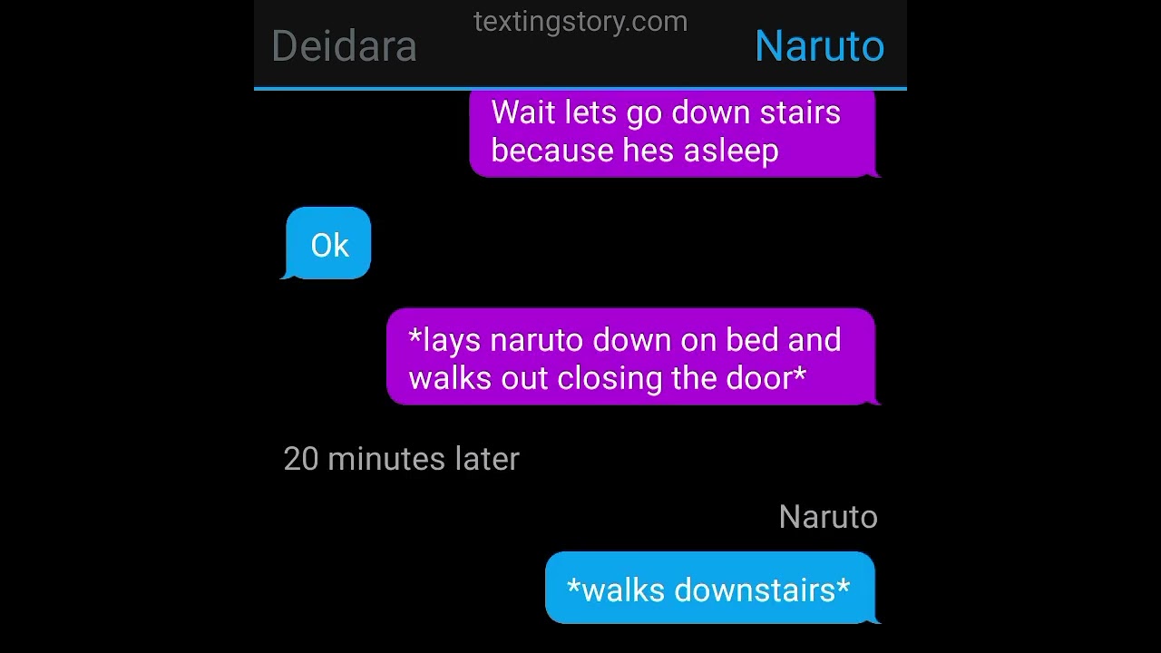 sasunaru texting story part 4 /cringe/