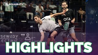 The Show Goes On! | Gawad v Eleinen | Black Ball Squash Open 2024 | RD2 HIGHLIGHTS