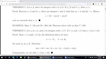 Number Theory - Divisibility, part 1