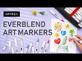 Arteza Everblend Markers - How To Use Alcohol Markers (FOR CANDY ART)