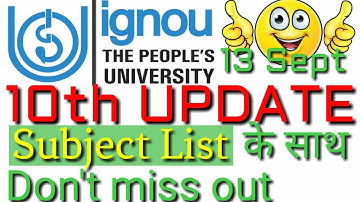 [10th UPDATE] IGNOU RESULT 2018 JUNE TEE EXAM RESULT LATEST UPDATE By TIPS GURU