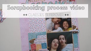 Scrapbooking process video ~ DLS #51 Aurora ~ Sleepover