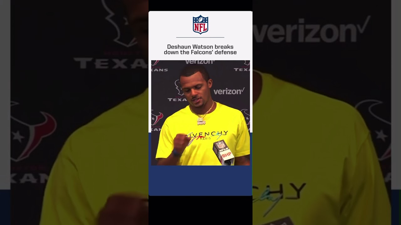 Deshaun Watson breaks down the falcons defense