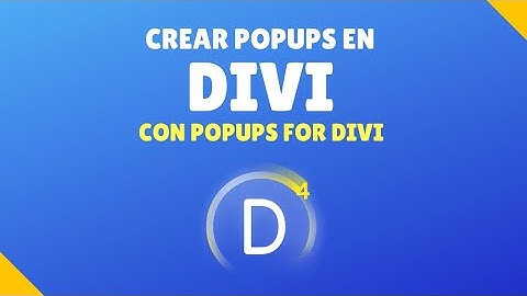 Crear Popups en Divi